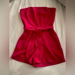 She + sky fuscia romper